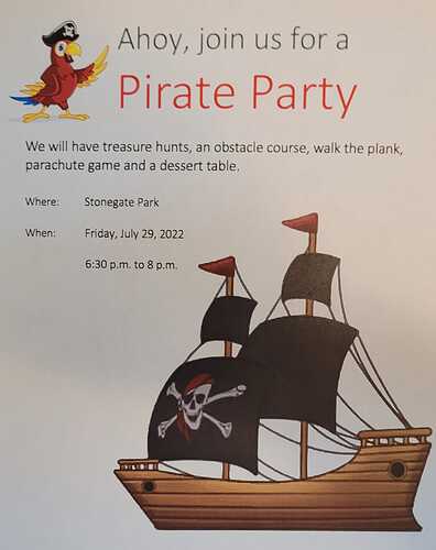 Pirate Event